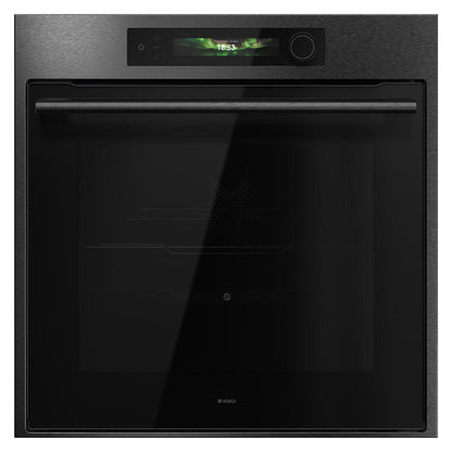 ASKO 60cm Craft Frame Pyrolytic Oven - Black Steel