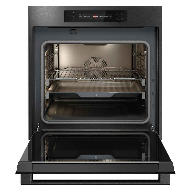 ASKO 60cm Craft Frame Pyrolytic Oven - Black Steel