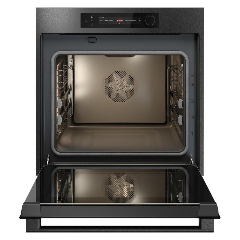 ASKO 60cm Craft Frame Pyrolytic Oven - Black Steel