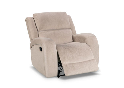 Asper Single Manual Recliner - Easton Latte