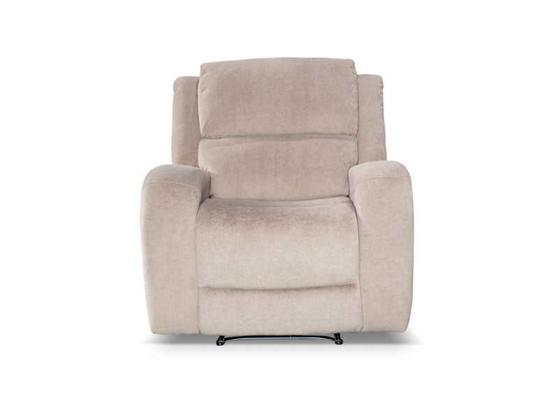Asper Single Manual Recliner - Easton Latte