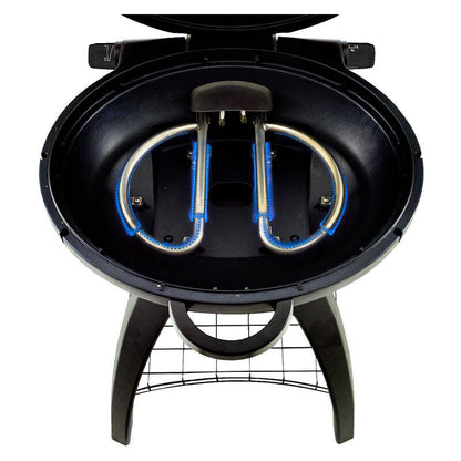 Bigg Bugg 2 Burner Benchtop BBQ with Trolley - Green