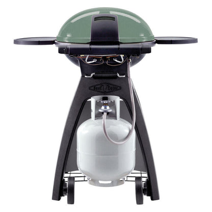 Bigg Bugg 2 Burner Benchtop BBQ with Trolley - Green