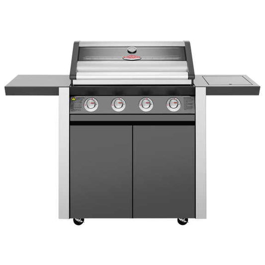 BeefEater 1600 Series 4 Burner BBQ & Trolley with Side Burner