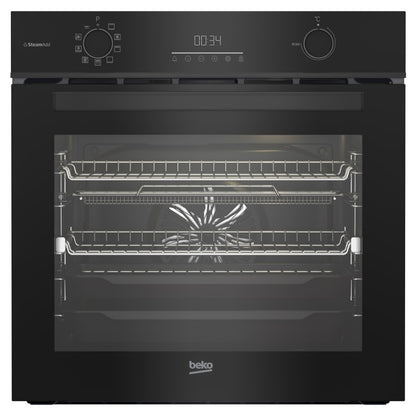 Beko 60cm Aeroperfect Multifunction Oven Airfry SteamAdd Pyrolytic - Black