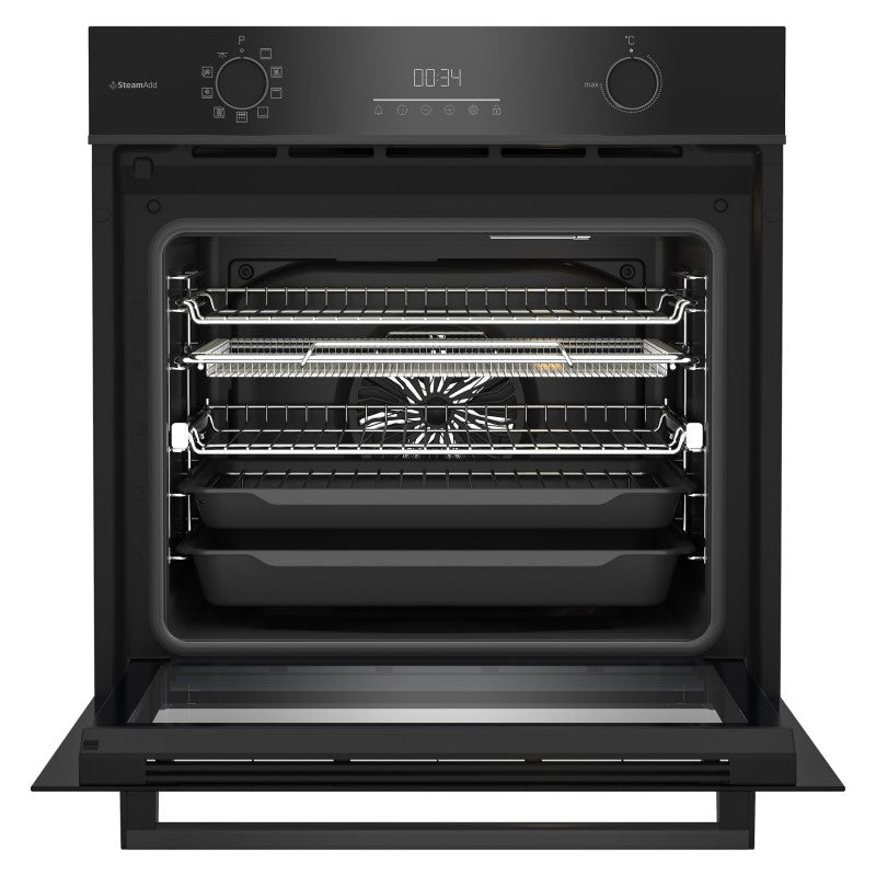 Beko 60cm Aeroperfect Multifunction Oven Airfry SteamAdd Pyrolytic - Black