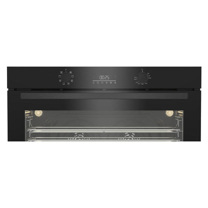 Beko 90cm Built-In Large Oven with 8 Functions - Black