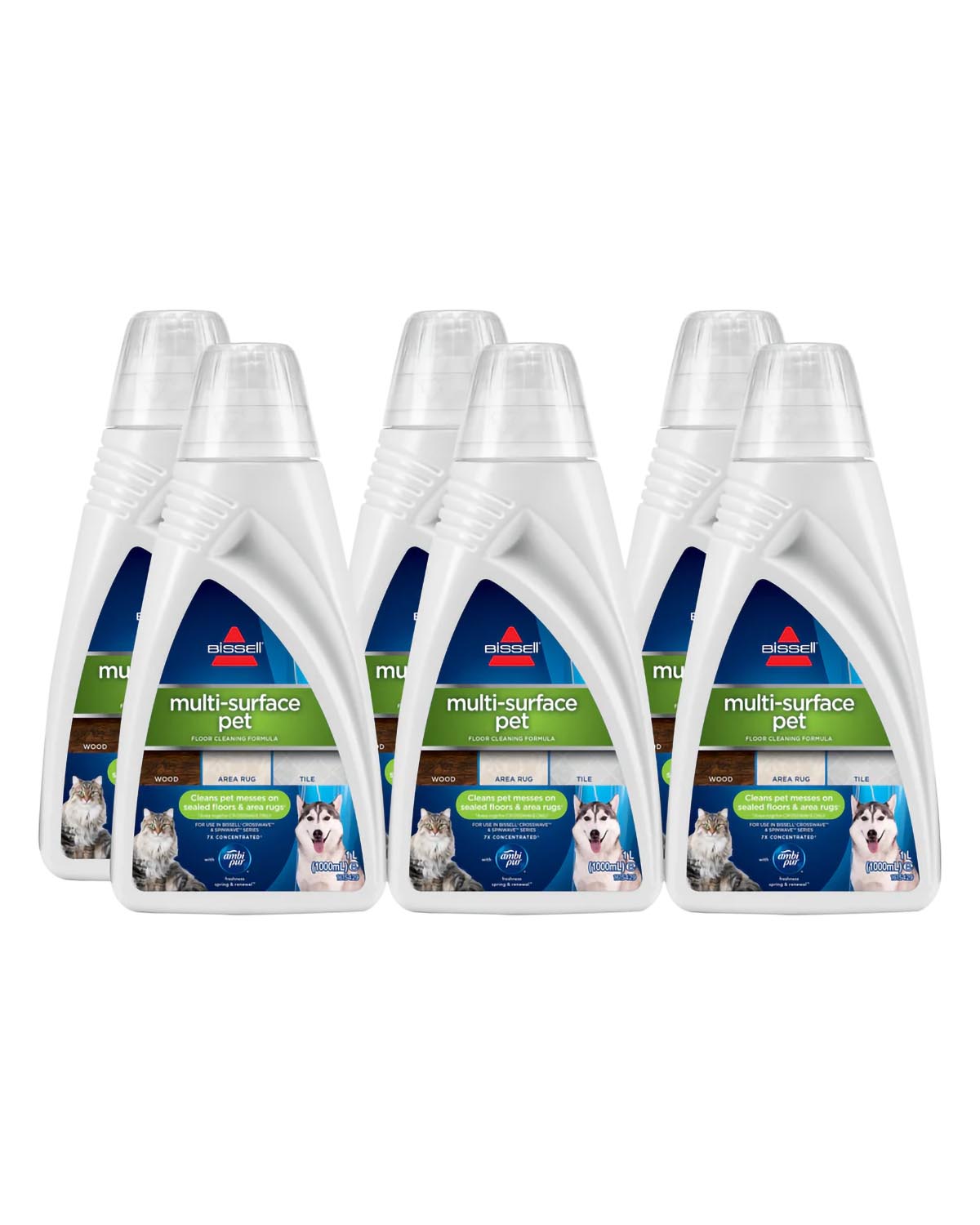 Bissell 2531 Crosswave Multi-Surface Solution Six Pack