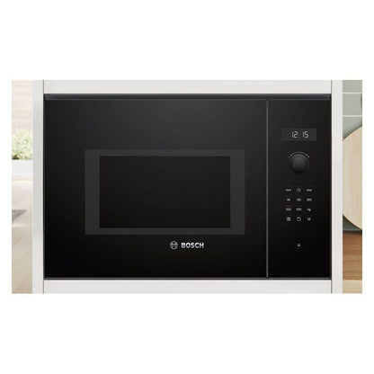 Bosch 25L Built- In Microwave with Grill - Black (Series 6)