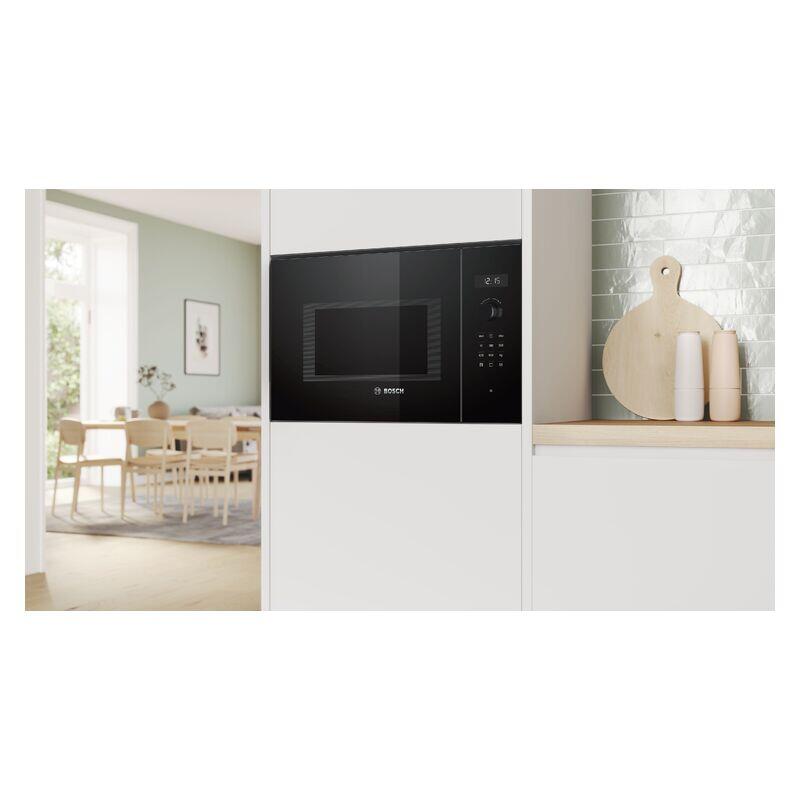 Bosch 25L Built- In Microwave with Grill - Black (Series 6)
