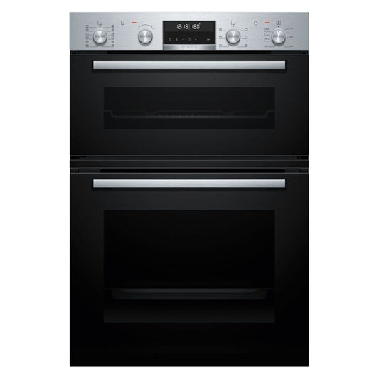 Bosch 60cm Pyrolytic Built-In Double Oven with 10 Functions - Stainless Steel (Series 6)
