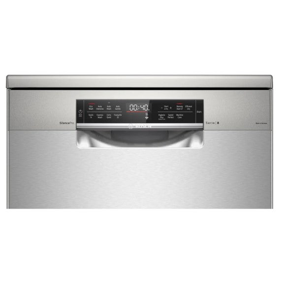 Bosch 60cm Series 8 Freestanding Dishwasher - Stainless Steel