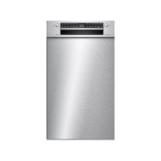 Bosch 45cm Series 6 Built-Under Slimline Dishwasher - Stainless Steel