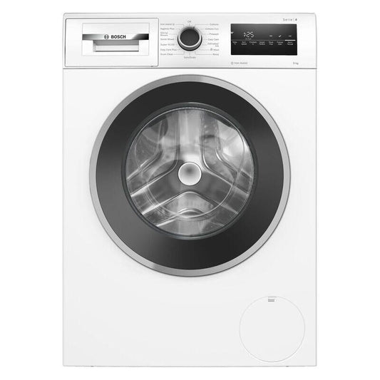 Bosch 9kg Front Load Washing Machine - White (Series 4)