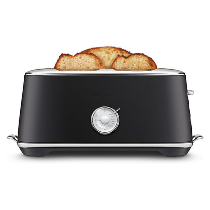 Breville The Toast Select Luxe 4 Slice Long Slot Toaster - Black Truffle