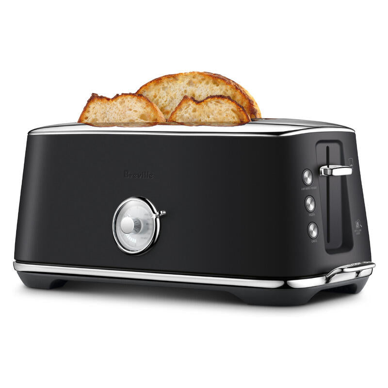 Breville The Toast Select Luxe 4 Slice Long Slot Toaster - Black Truffle