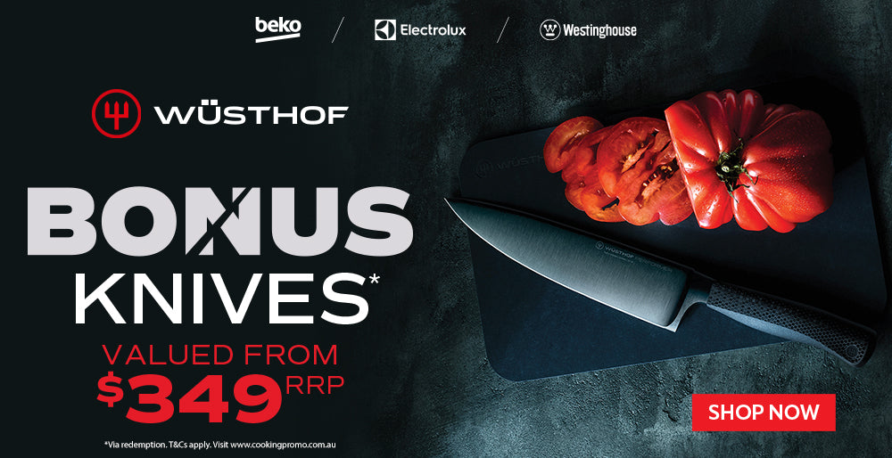 Bonus Wusthof Knives on Eligible Cooking Appliances 