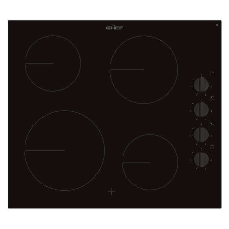 Chef 60cm 4 Zone Ceramic Cooktop