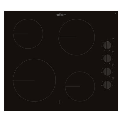 Chef 60cm 4 Zone Ceramic Cooktop