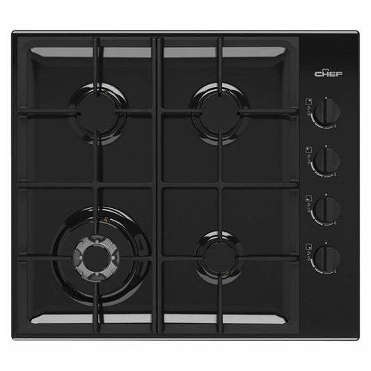 Chef 60cm 4 Burner Gas Cooktop