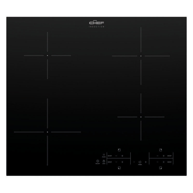 Chef 60cm 4 Zone PowerReady Induction Cooktop