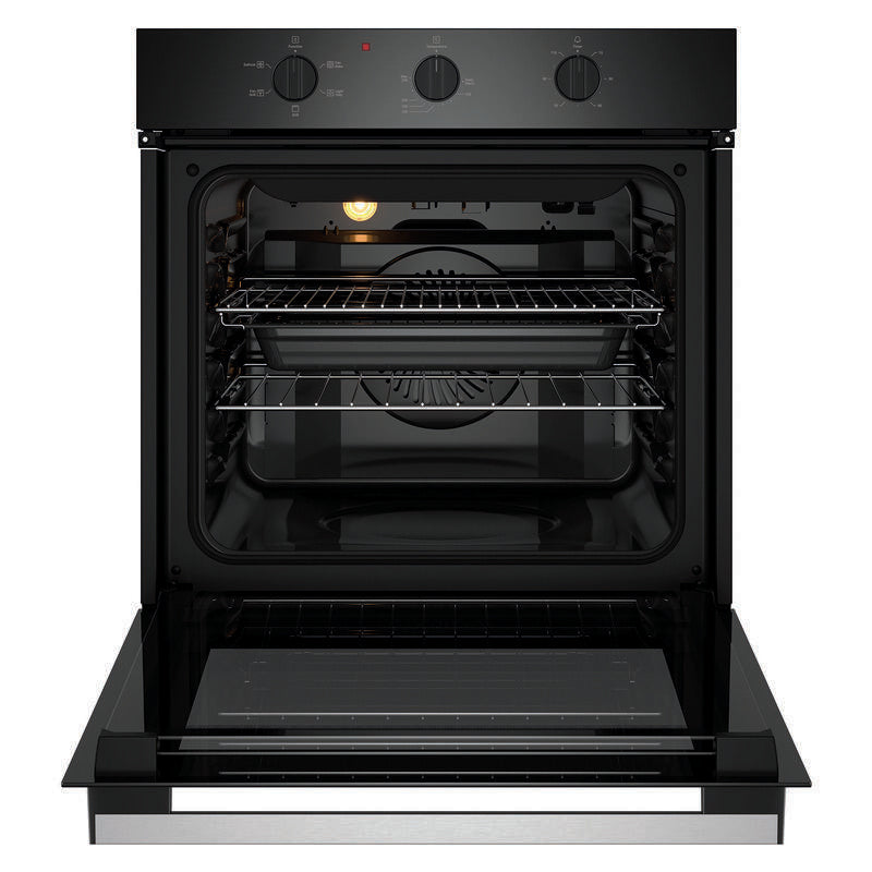 Chef 60cm 5 Function Oven with 10A Plug - Matte Black