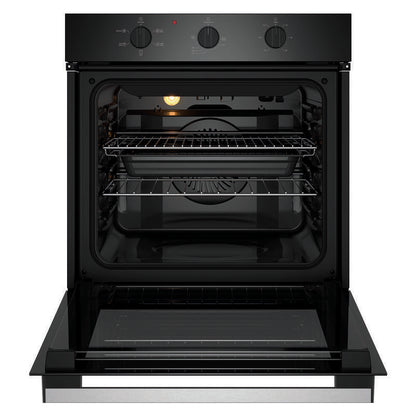 Chef 60cm 5 Function Oven with 10A Plug - Matte Black