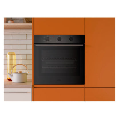 Chef 60cm 5 Function Oven with 10A Plug - Matte Black