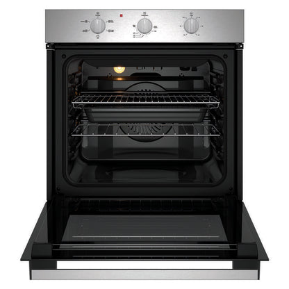 Chef 60cm 5 Function Oven with 10A Plug - Stainless Steel