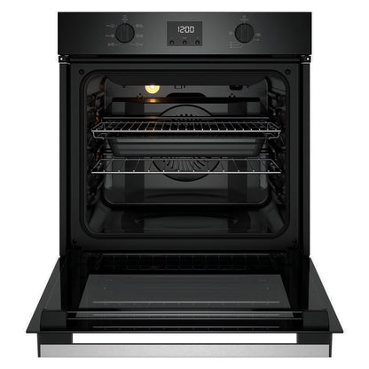 Chef 60cm 6 Function Oven with Airfry and 10A Plug - Matte Black