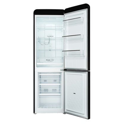CHiQ 231 Litre Retro Style Bottom Mount Fridge - Black