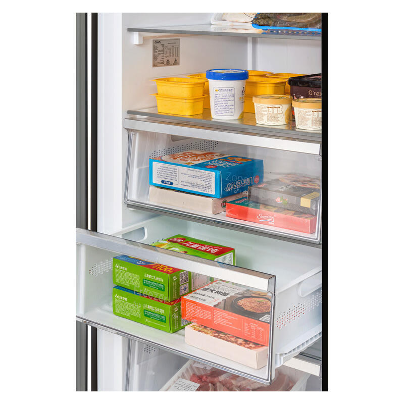 CHiQ 380L Hybrid Frost Free Freezer - Black Steel (Left Hinge)