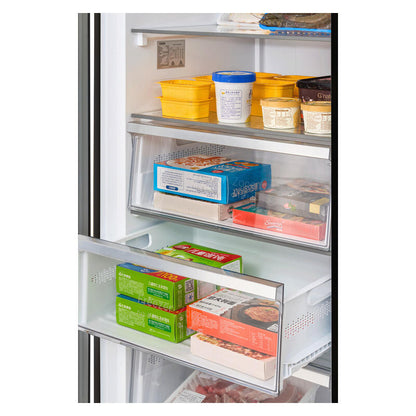 CHiQ 380L Hybrid Frost Free Freezer - Black Steel (Left Hinge)