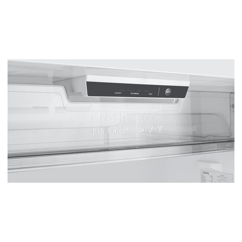 CHiQ 410L Top Mounted Fridge - White