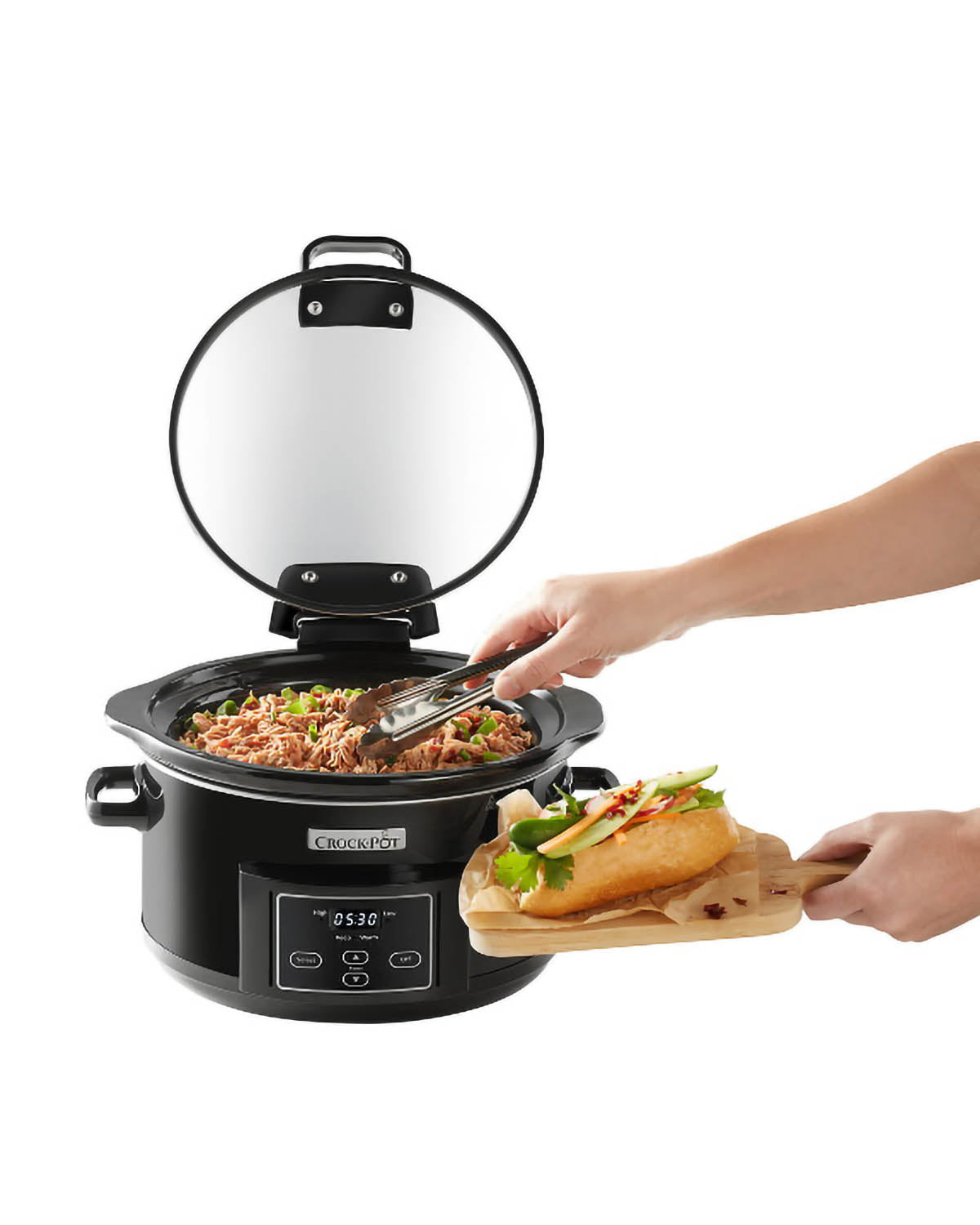 Crock Pot Digital Hinged Lid One Pot Cooker