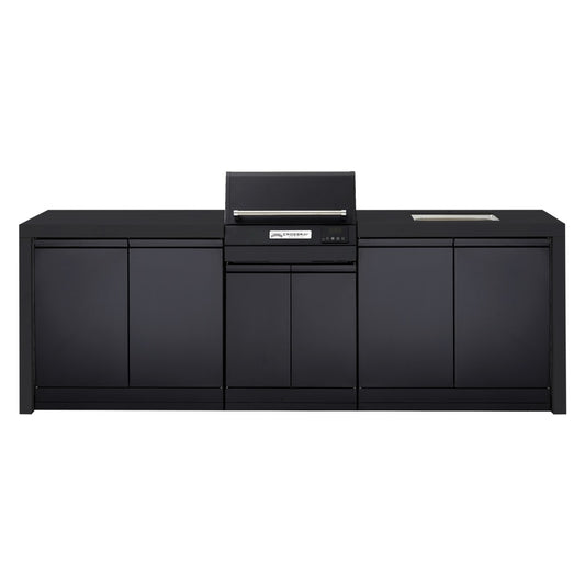 Crossray eXtreme Electric Outdoor Kitchen with Sink - Black