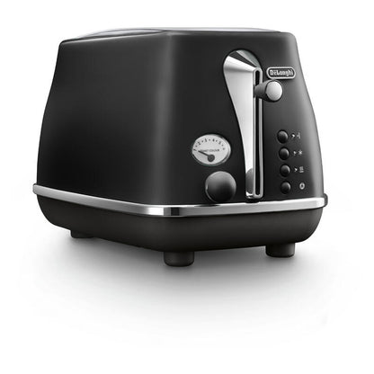 Delonghi Icona Capitals 2 Slice Toaster - Edinburgh Black
