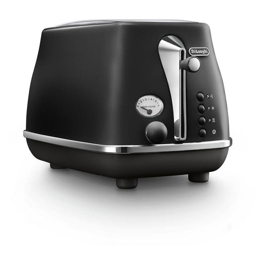 Delonghi Icona Capitals 2 Slice Toaster - Edinburgh Black