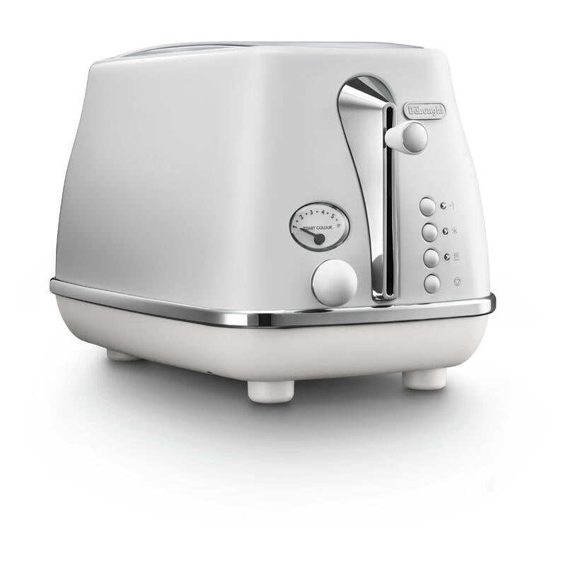 DeLonghi Icona Capitals 2 Slice Toaster - Helsinki White