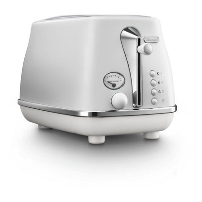 DeLonghi Icona Capitals 2 Slice Toaster - Helsinki White