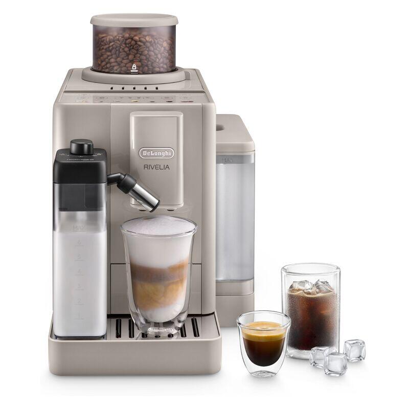 DeLonghi Rivelia Lite Fully Automatic Coffee Machine - Beige