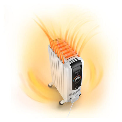 DeLonghi 1500W Dragon 5 Easytronic Oil Column Heater