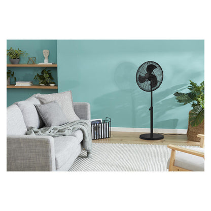 Dimplex 40cm High Velocity Pedestal Fan - Matt Black
