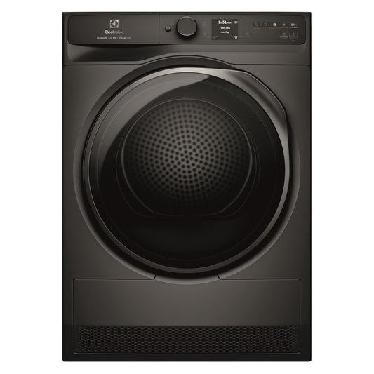 Electrolux 9kg UltimateCare 900 Steam Heat Pump Dryer - Dark Onyx
