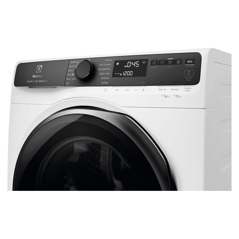 Electrolux 10kg Smart Front Load Washing Machine - White (UltimateCare 700)