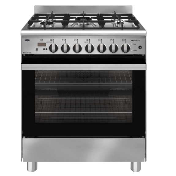 Emilia 70cm Freestanding Bi-energy Cooker - Stainless Steel