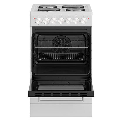 Euromaid 50cm Electric Freestanding Cooker - White