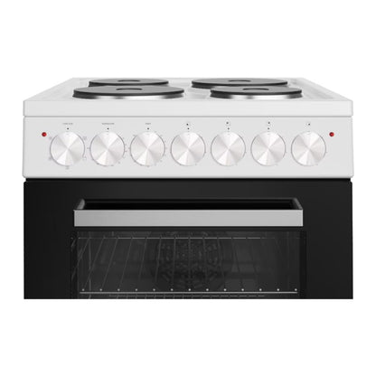 Euromaid 50cm Electric Freestanding Cooker - White