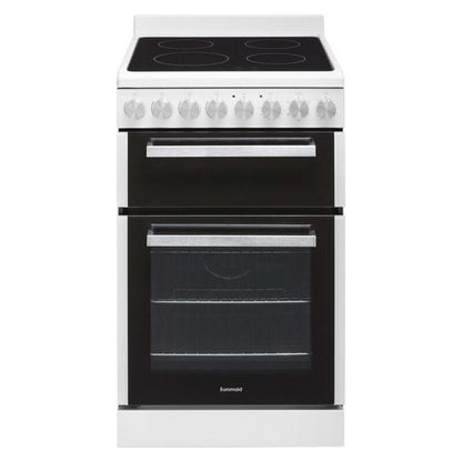 Euromaid 54cm Freestanding Electric Cooker - White