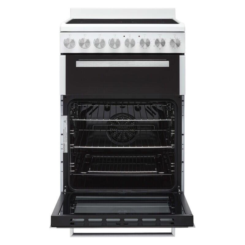 Euromaid 54cm Freestanding Electric Cooker - White